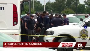 4 people stabbed in parking lot of Bessemer Walmart; Suspect in custody