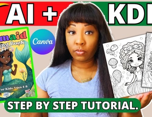 Create a Kids KDP COLORING BOOK to sell using CANVA AI (Step by Step …