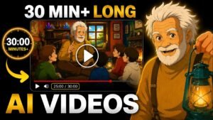 Create LONG AI Videos For FREE (No Watermark + No Limits)