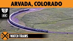 Big 10 Curve at Arvada, Colorado, USA | LIVE Train Camera (PTZ)