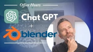 Blender Tutorial – How to Use AI to Create 3D Models (ChatGPT and Ble…