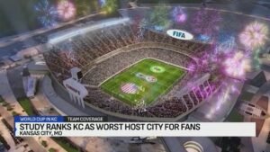 Kansas City ranked worst World Cup host city for fan experience