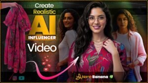 Create Realistic AI Influencer Video for Free | AI Model for Clothing…