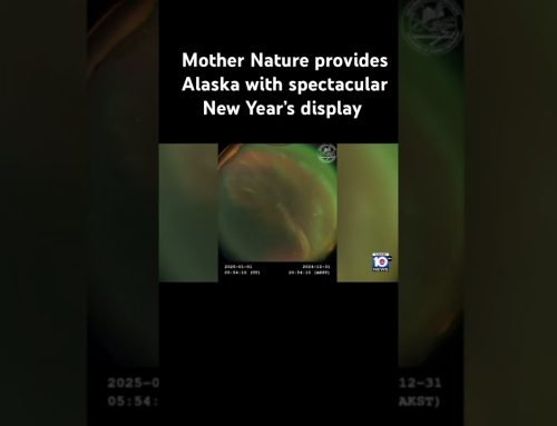 Mother Nature provides Alaska with spectacular New Year’s display #alaska #newyears2025
