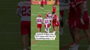 Chiefs training camp getting intense 😳🍿