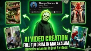 AI Video Creation Full Course (Step by Step) in Malayalam For Beginne…