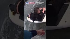 Unusual Surfboard Rescue Caught On Camera In Alaska