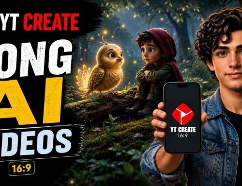 How To Make AI Long Videos With YT Create App | 16:9 Landscape Video …