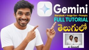 Gemini  Magic Features Explained in Telugu | Full Tutorial + Image …