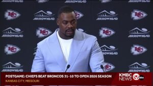 WATCH LIVE: Patrick Mahomes, Andy Reid react following 31-10 win over Denver