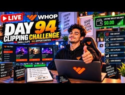 Day 94 LIVE: Whop Clipping Challenge Creating Viral Clips with AI