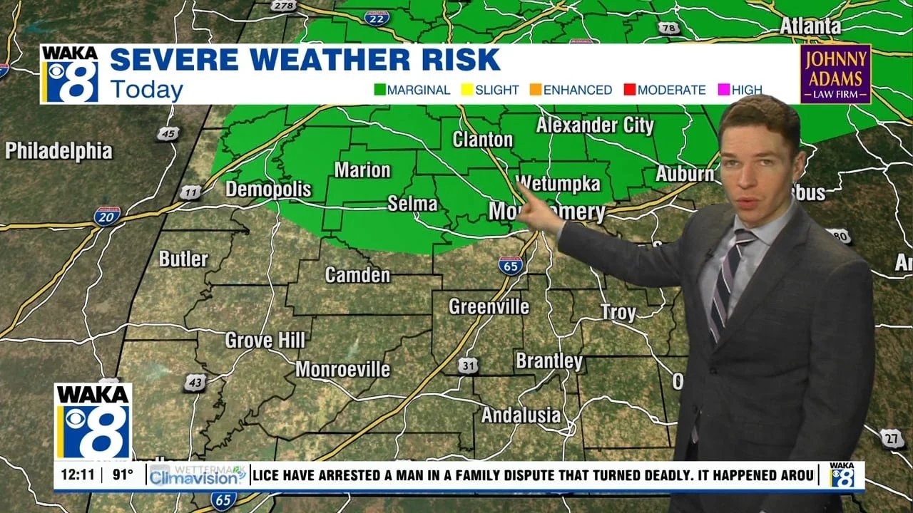 A few severe storms possible Tuesday, fall air arrives late this week...