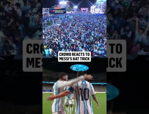 ABSOLUTE SCENES IN KANSAS CITY AS MESSI COMPLETES HIS HAT TRICK