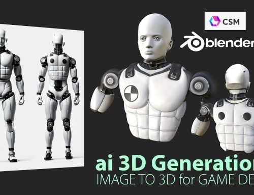 Exploring workflows with AI 3D generators. Creating Robot using Image…