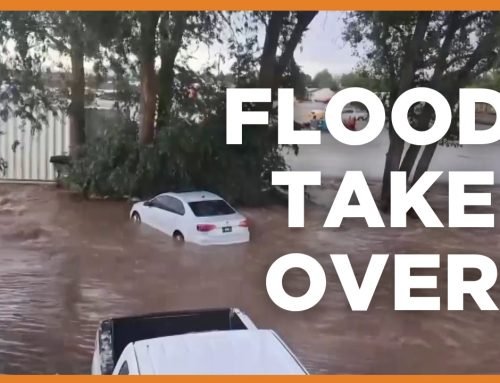 Flooding damages Prescott Valley homes, moves shipping containers
