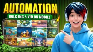 Generate Bulk AI Images & Videos on Mobile for FREE (One Click Automa…