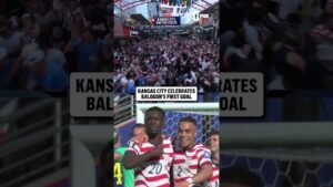 This view of the USMNT watch party in Kansas City after the Balogoal