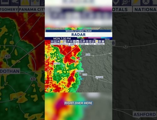‘Possible tornado’ surprises Alabama meteorologist #weather #news #alabama