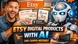 How I Automate Creating Etsy Digital Products with AI (No Canva or Ad…