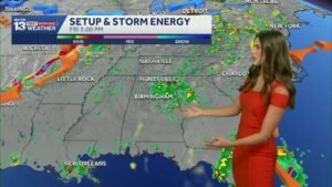 Scattered Downpours Continue to Build this Weekend in Alabama’s Weather Forecast
