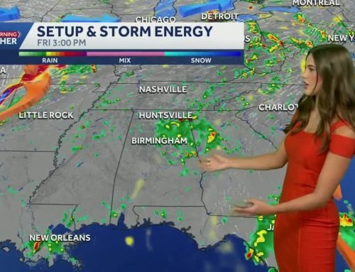 Scattered Downpours Continue to Build this Weekend in Alabama’s Weather Forecast