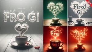 Creating Trending Smoke with name 3D AI Images for Instagram – Free T…