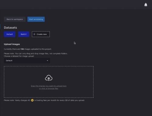Creating a project in Hasty.ai to automatically label your images for…