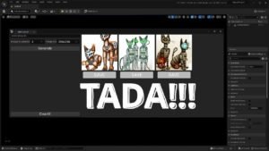 Unreal Engine Open AI Plugin Demo – Creating images and saving to Con…