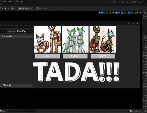 Unreal Engine Open AI Plugin Demo – Creating images and saving to Con…