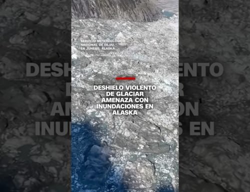 Deshielo violento de glaciar amenaza con inundaciones en Alaska