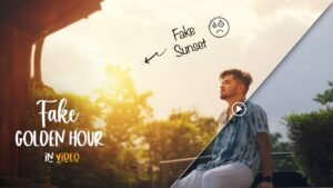 Creating Fake Golden Hour in Videos & photos using AI