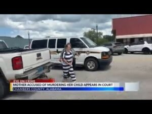 Alabama mom charged in toddler’s death swaddled child to break finger-sucking, detective says