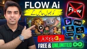 Google Flow کو چھوڑیں!  FREE AI Tool Unlimited Long Video | Image to…