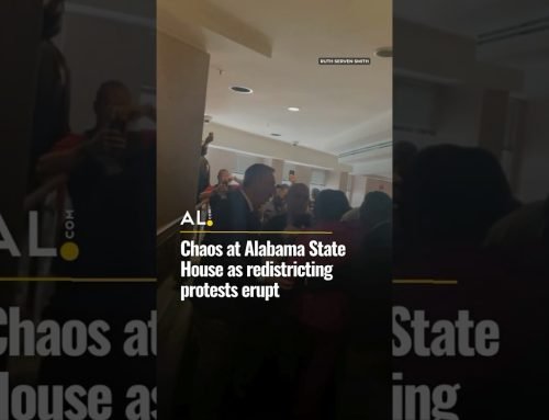 Chaos at Alabama State House as redistricting protests erupt