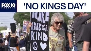 Thousands rally for “No Kings” protests across Arizona | FOX 10 Phoen…