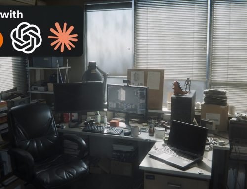 Creating a high-quality Blender scene with AI.
