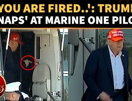 Trump ‘SCREAMS’ At Marine One Pilot Before Stomping Out? ‘RAGING’ POTUS Visual Goes Viral