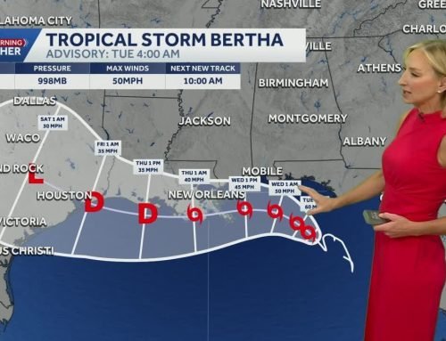 Tracking Tropical Storm Bertha and dangerous heat in Alabama
