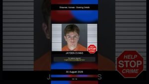 Shawnee, Kansas Booking Records – 30 August 2026
