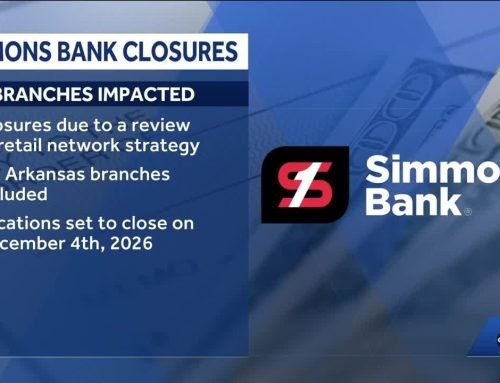 Simmons Bank closing six branches in Arkansas