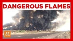 Brush fire erupts in Buckeye river bottom, closing SR 85