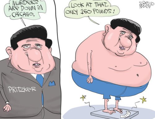CARTOONS: The other thing Pritzker is dishonest about