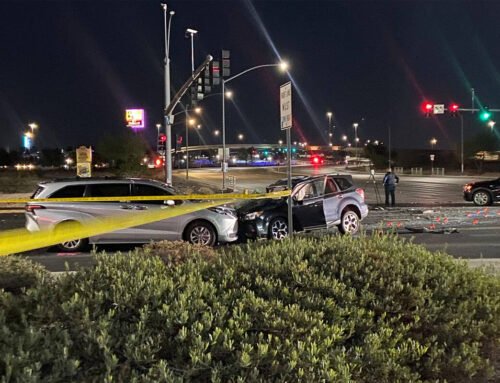 Four vehicle crash in south Las Vegas Valley sends four to hospital | Traffic