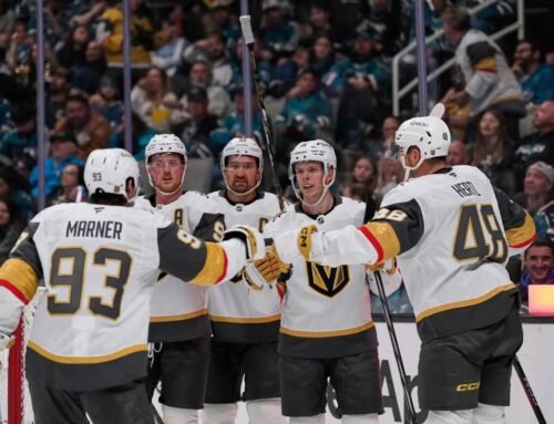 Golden Knights get lucky bounces, beat San Jose Sharks in overtime | Golden Knights