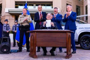 Nevada Gov. Joe Lombardo hosted a signing ceremony for expansive crime bill passed during special session | Local Nevada