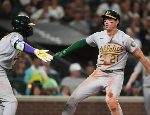 Carlos Cortes goes 4 for 5 as Athletics beat the Seattle Mariners, take AL West first place | Athletics