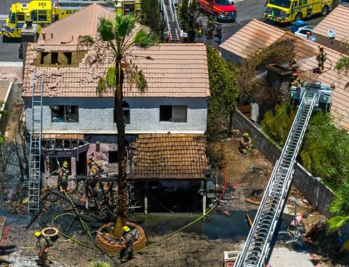 2-alarm house fire in western Las Vegas Valley injures woman | Local Las Vegas