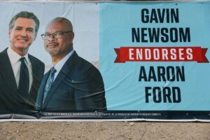 Political campaign sign vandalism suspect in Las Vegas arrested