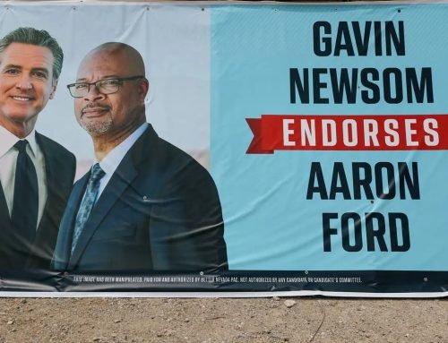 Political campaign sign vandalism suspect in Las Vegas arrested