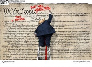 CARTOON: The rewrite the Constitution doesn’t need